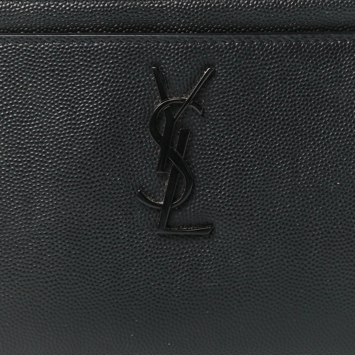 Grain De Poudre Monogram Bill Pouch Black