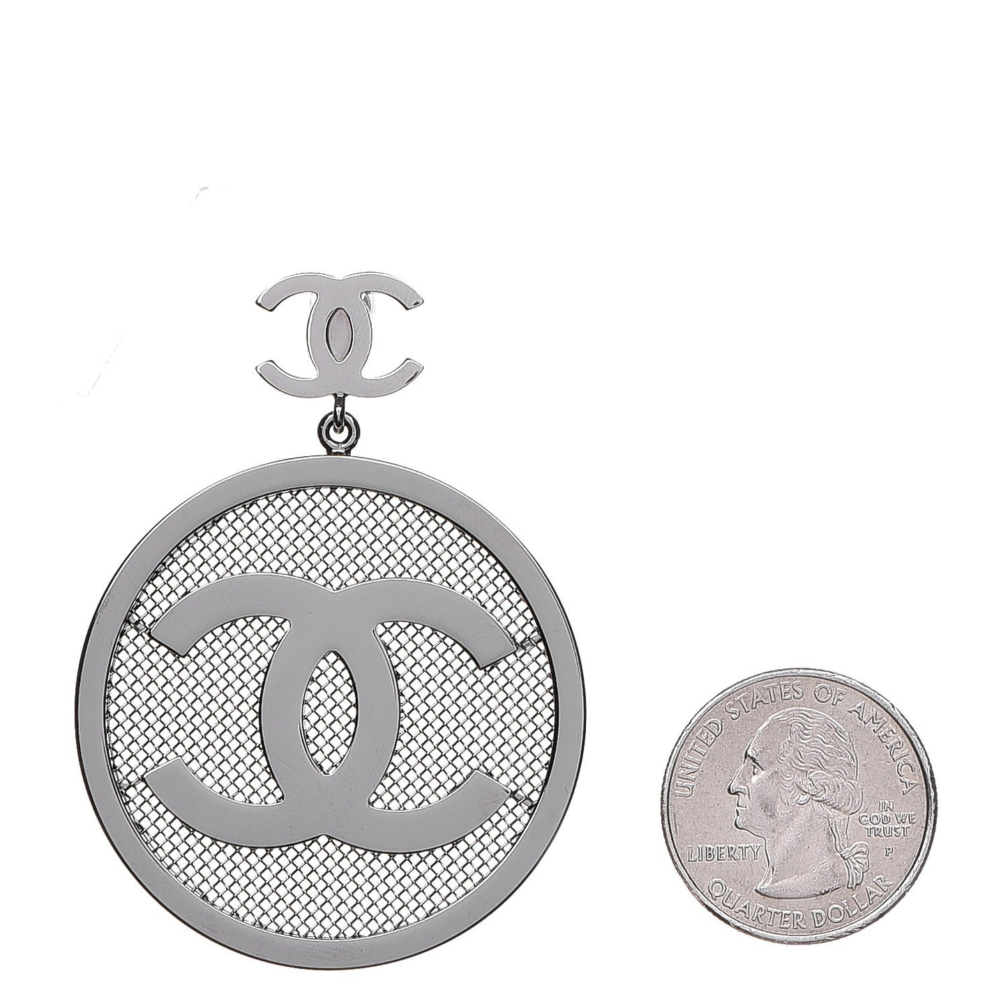 Ruthenium CC Drop Earrings