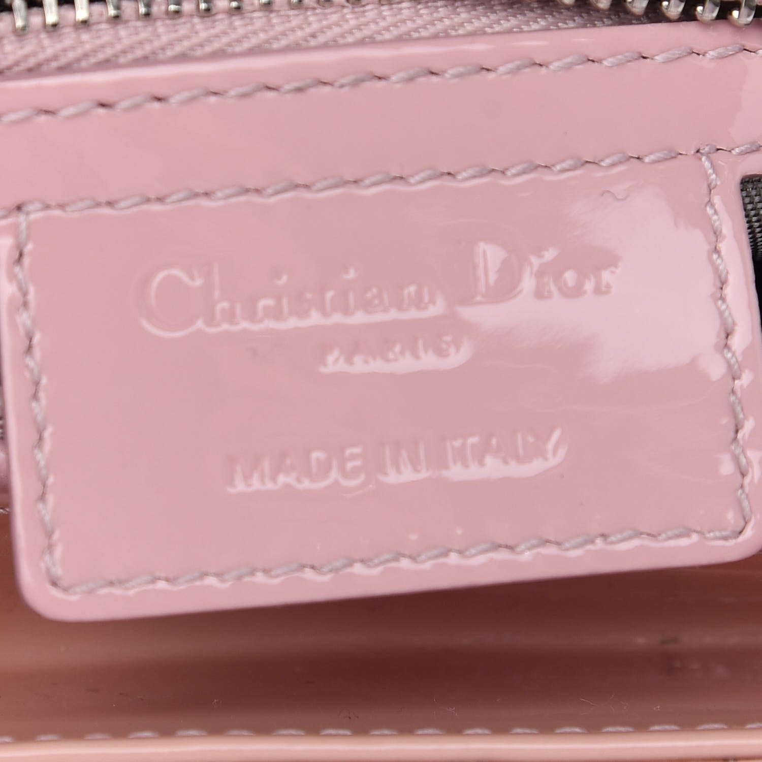 Christian Dior Patent Cannage Medium Lady Dior Rose Clair 6 of 9