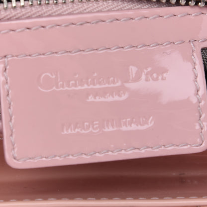 Christian Dior Patent Cannage Medium Lady Dior Rose Clair 6 of 9
