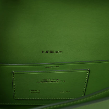 Burberry Calfskin Small Olympia Shoulder Bag Green 7 of 8