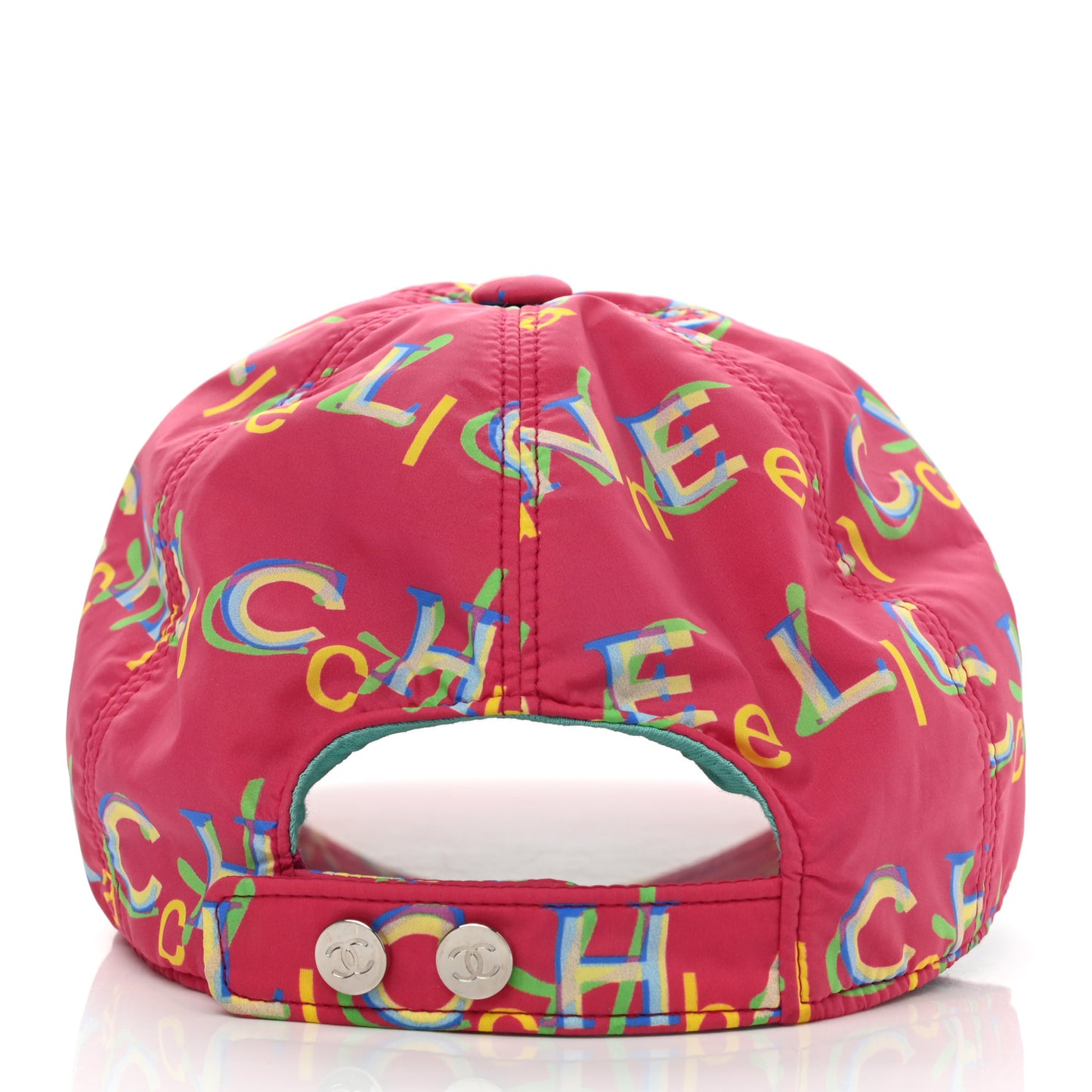 Nylon Logo Cap Hat Fuchsia