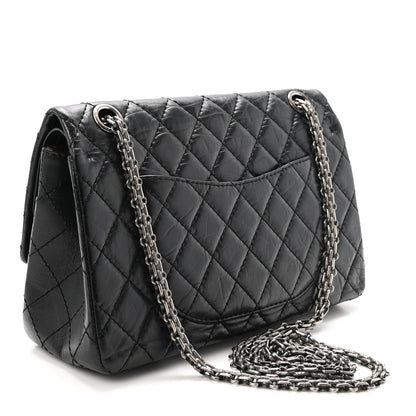 Chanel Aged Calfskin Quilted 2.55 Reissue 225 Flap Black 3 of 10