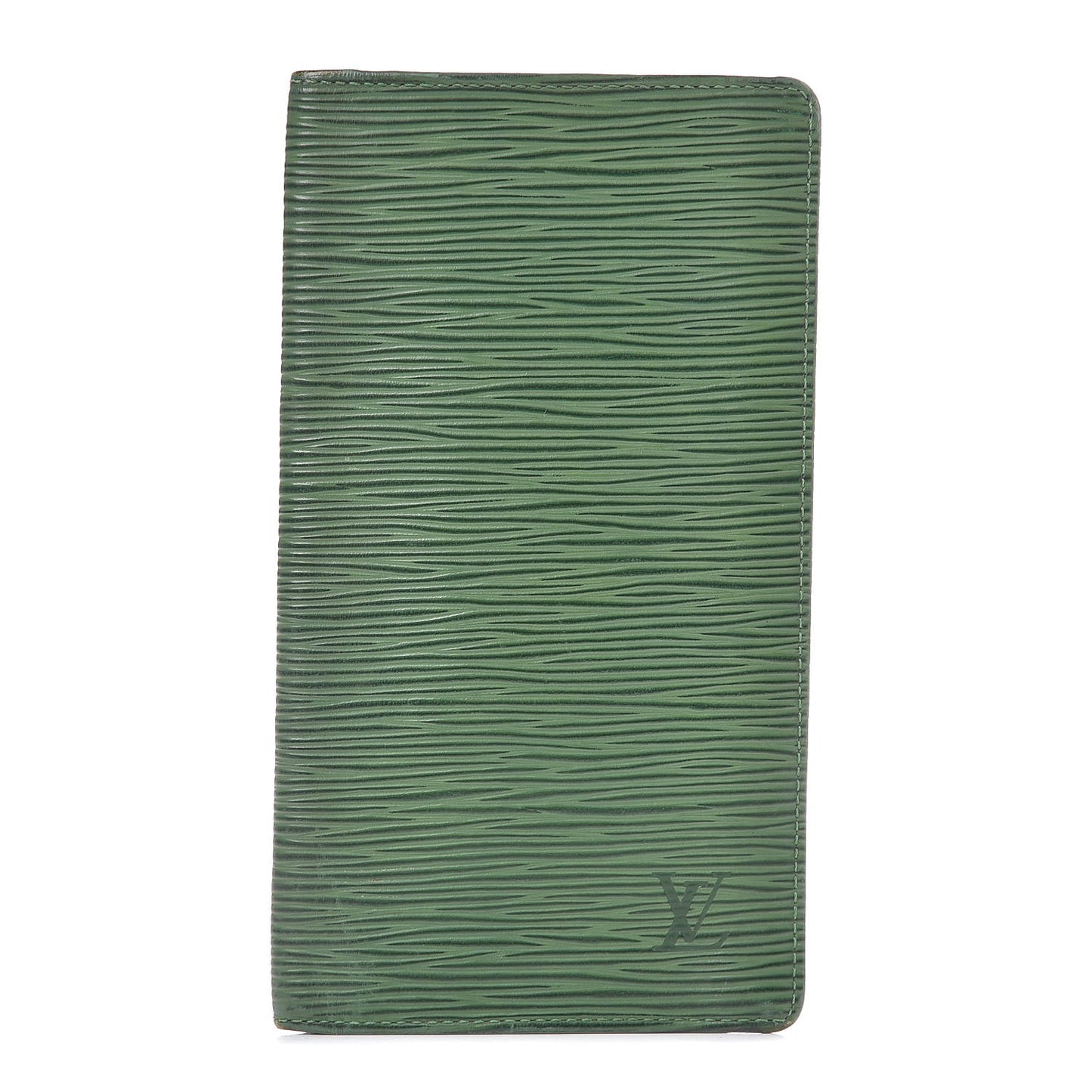 Epi Checkbook Organizer Wallet Green