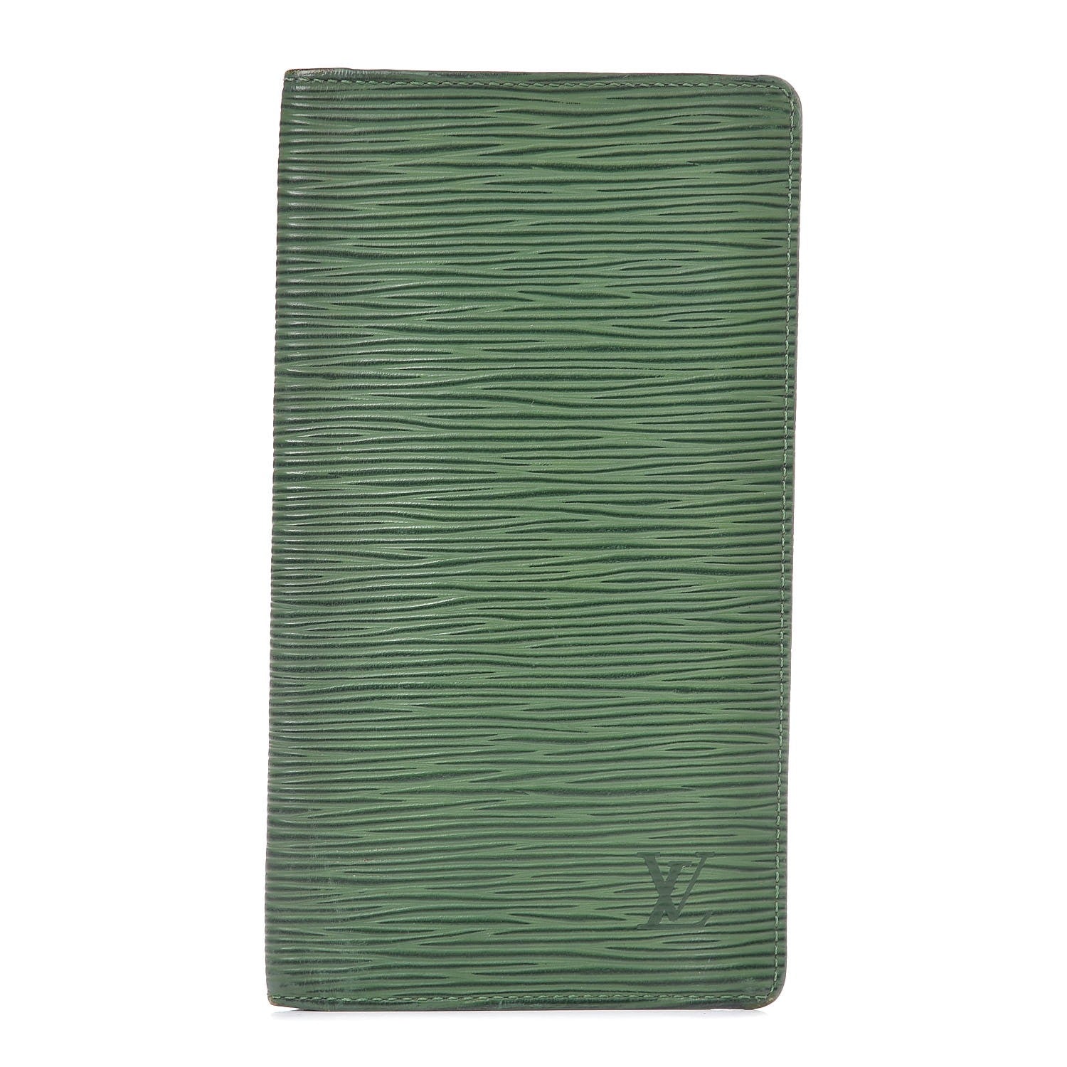 Louis Vuitton Epi Checkbook Organizer Wallet Green 1 of 8