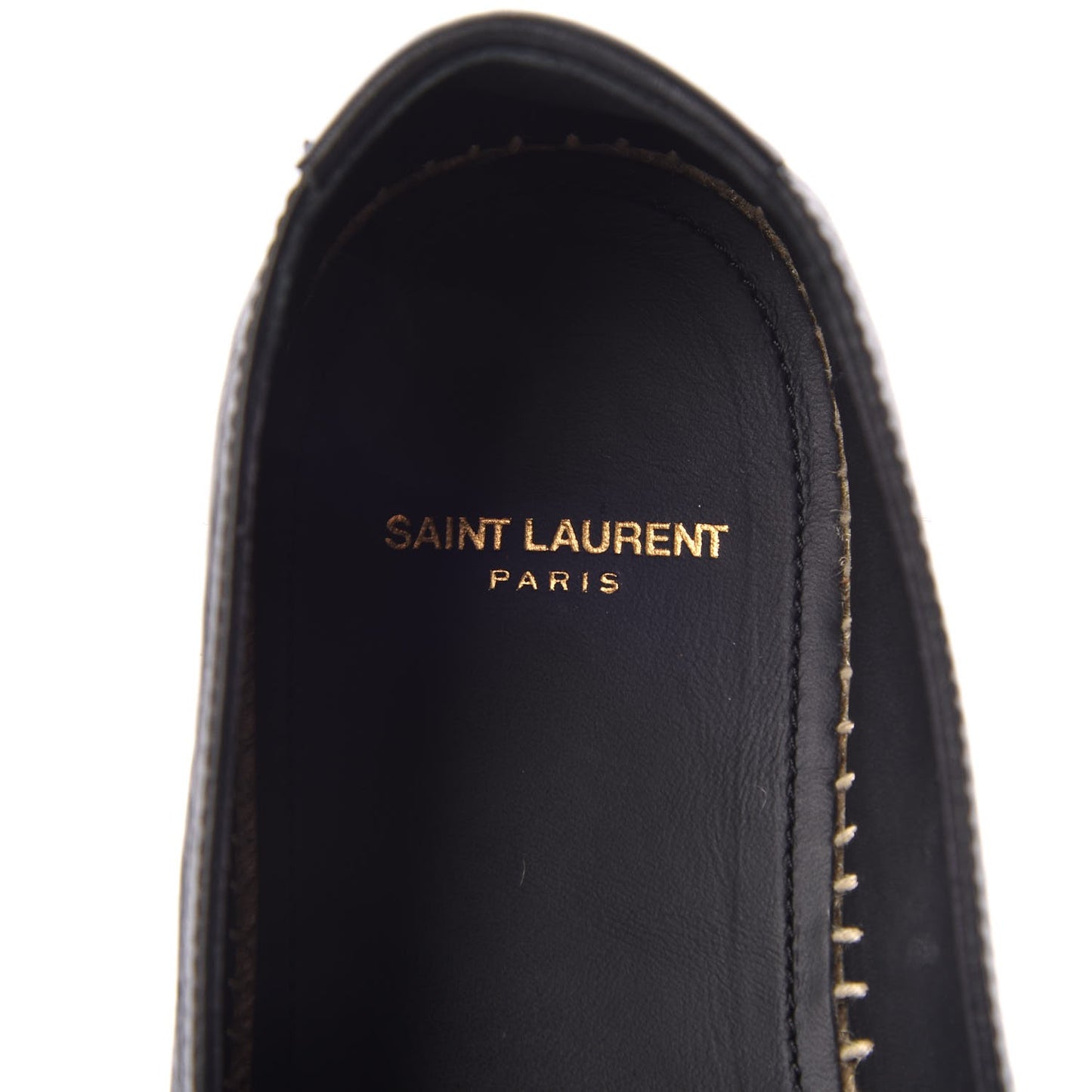Lambskin Monogram Espadrilles 39 Black