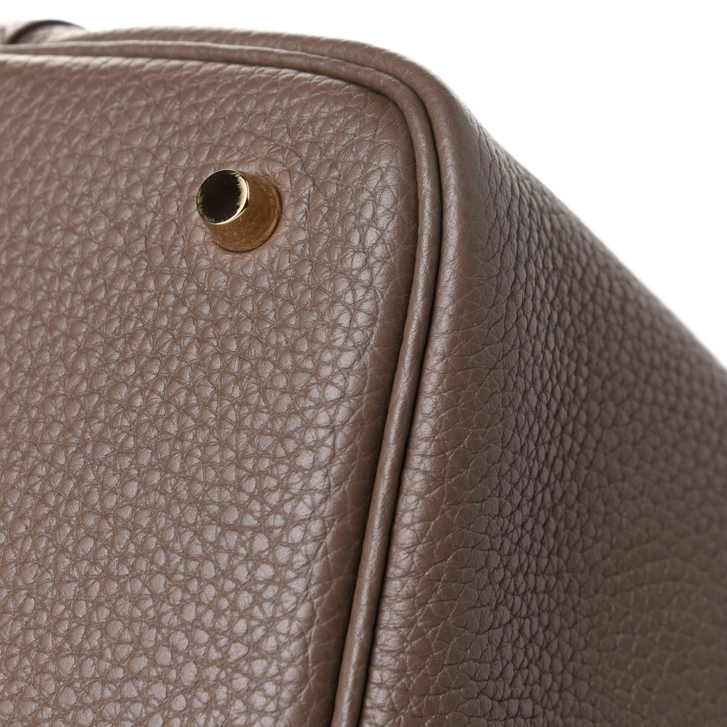 Hermes Taurillon Clemence Picotin Lock 22 MM Etoupe 11 of 12