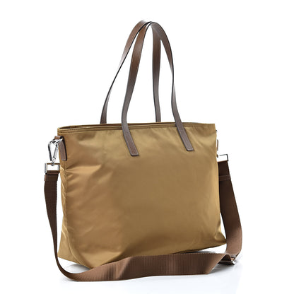 Prada Tessuto Nylon Saffiano Vela Tote Tobacco 3 of 11