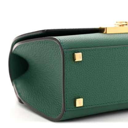 Moynat Taurillon Blush Rejane BB Emerald 8 of 10