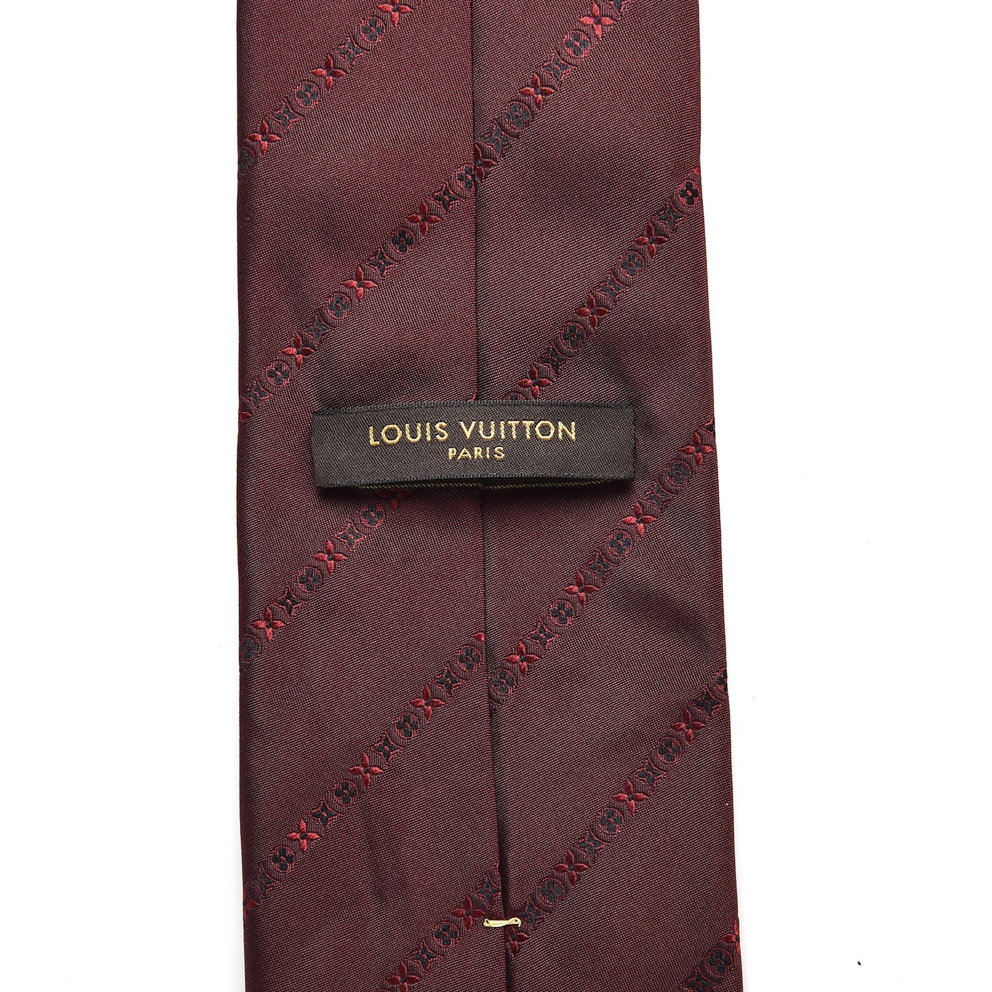 Silk Mens Neck Tie Bordeaux