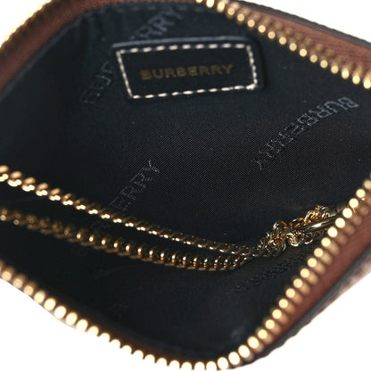 Burberry Kelbrook Exaggerated Check Canvas Card Case Birch Brown 5 of 7