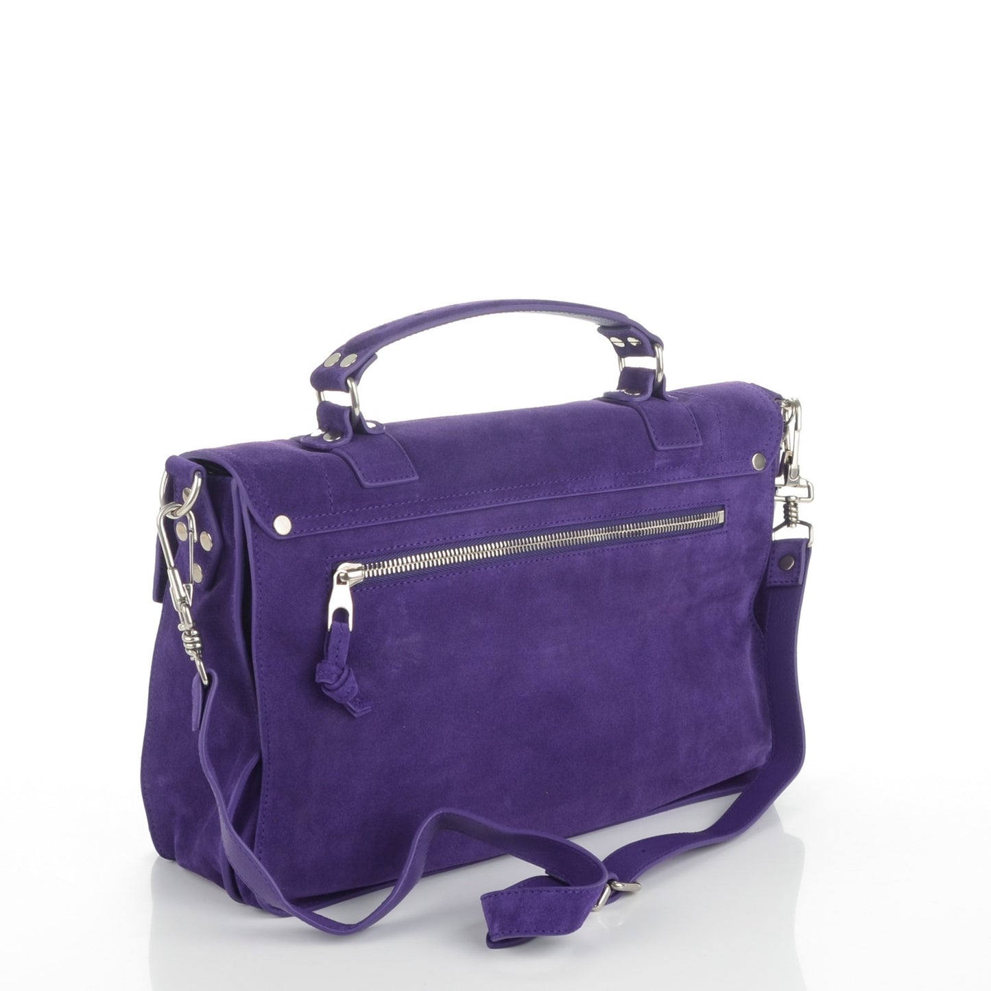 Suede Medium PS1 Satchel Amethyst