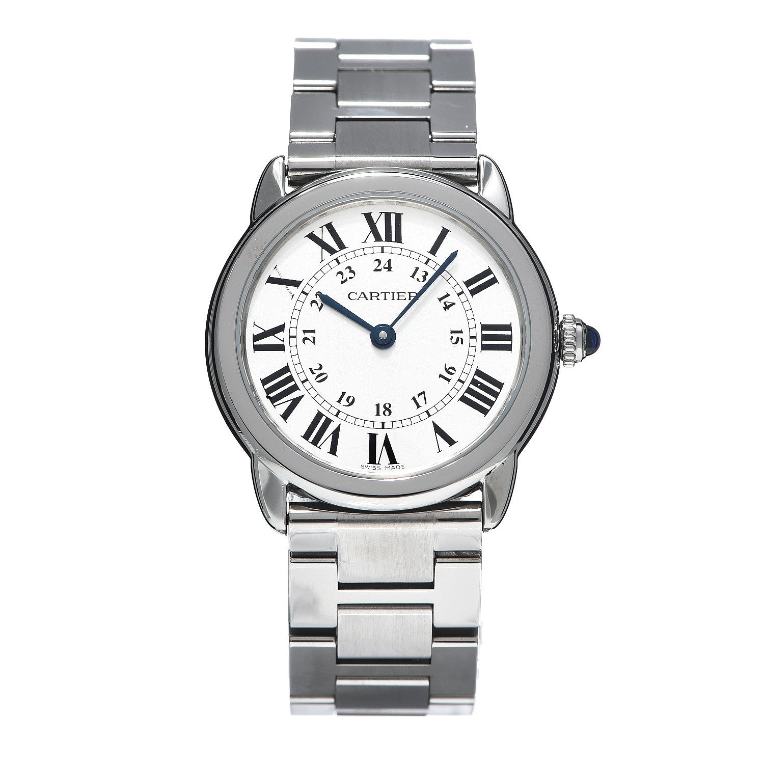 Cartier Stainless Steel 29mm Ronde Solo Quartz Watch 1 of 9
