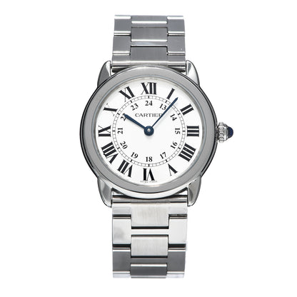 Cartier Stainless Steel 29mm Ronde Solo Quartz Watch 1 of 9