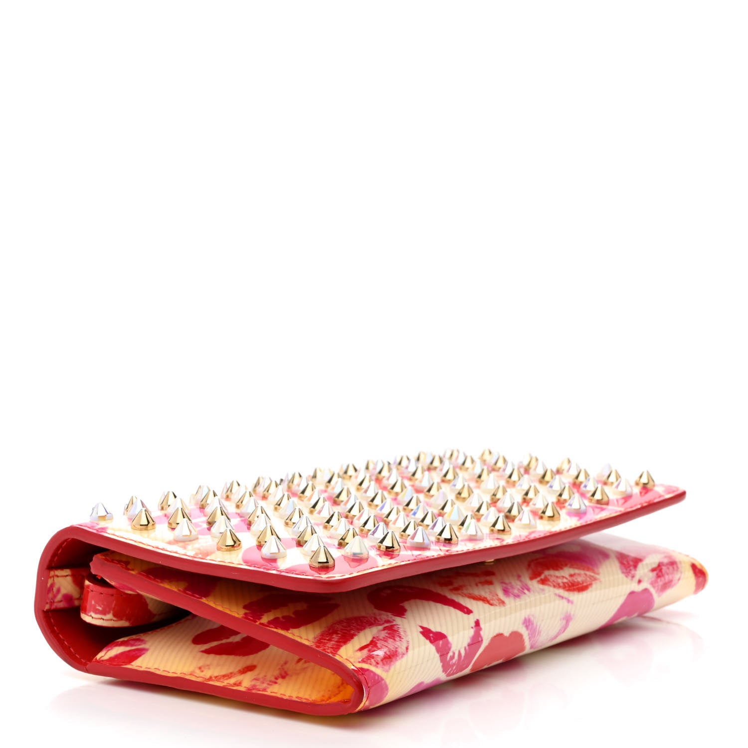 Christian Louboutin Patent Lip Print Macaron Flap Wallet Multicolor 4 of 14
