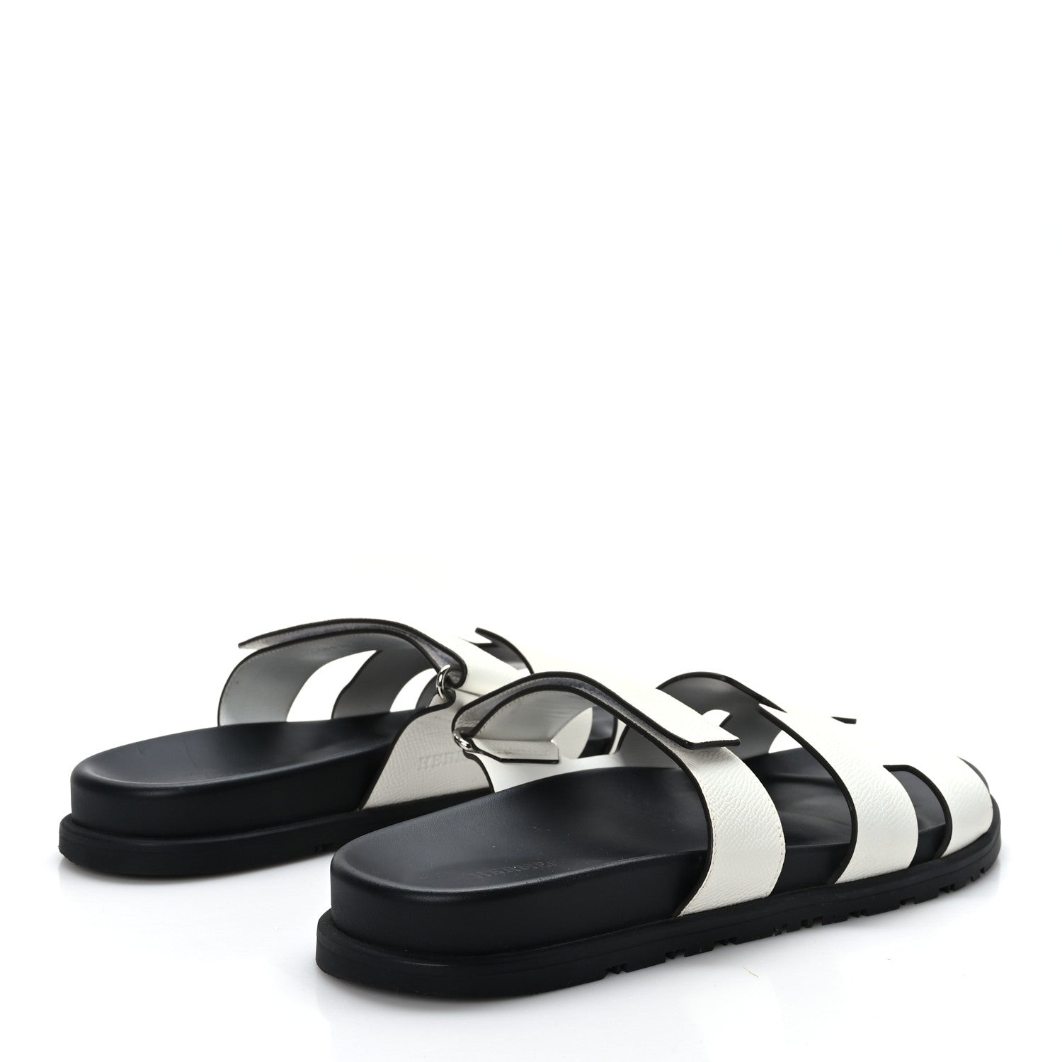 Hermes Epsom Mens Chypre Sandals 43 White 4 of 8
