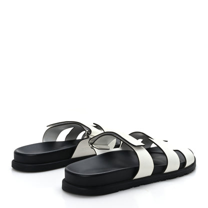 Hermes Epsom Mens Chypre Sandals 43 White 4 of 8