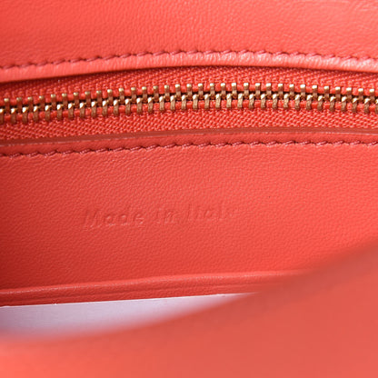 Celine Grained Calfskin Small Trotteur Poppy 8 of 10