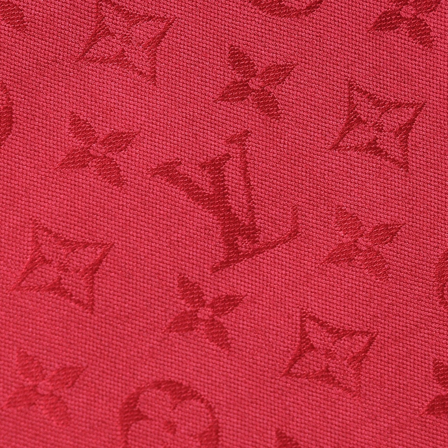 Silk Wool Monogram Shawl Pomme D'Amour