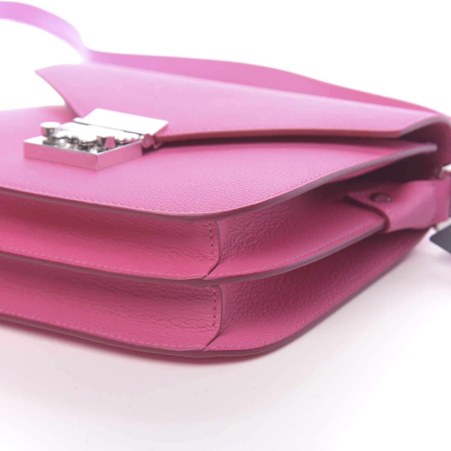 MCM Calfskin Patricia Small Crossbody Bag Sugar Pink 10 of 10