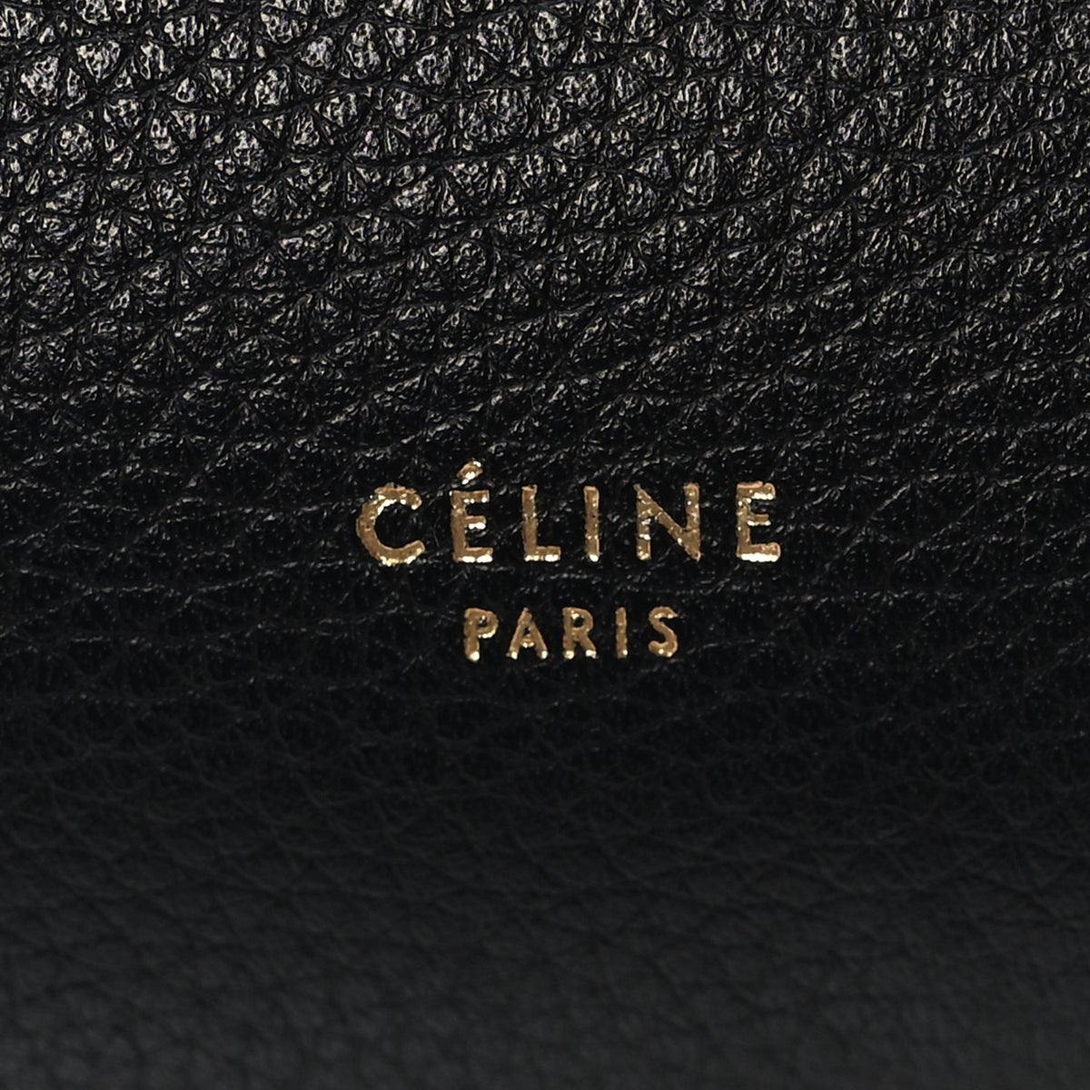 Grained Calfskin Mini Belt Bag Black