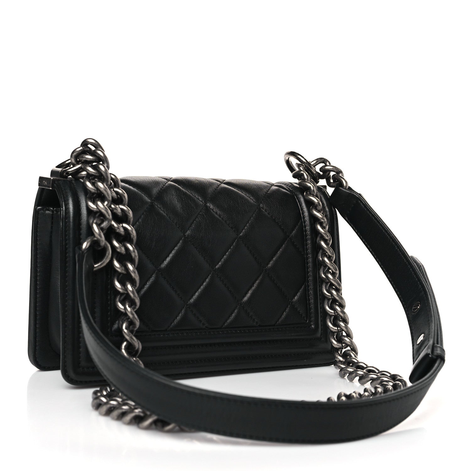 Chanel Calfskin Quilted Small Boy Flap Black 2 of 9