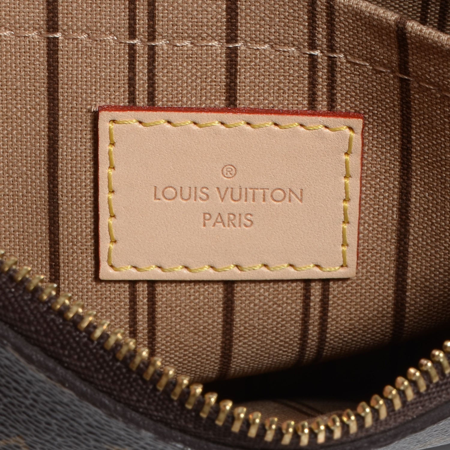 Louis Vuitton Monogram Neverfull MM GM Pochette 6 of 7