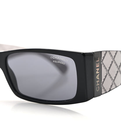 Chanel Rectangle Quilted Sunglasses 5425 Black 5 of 8