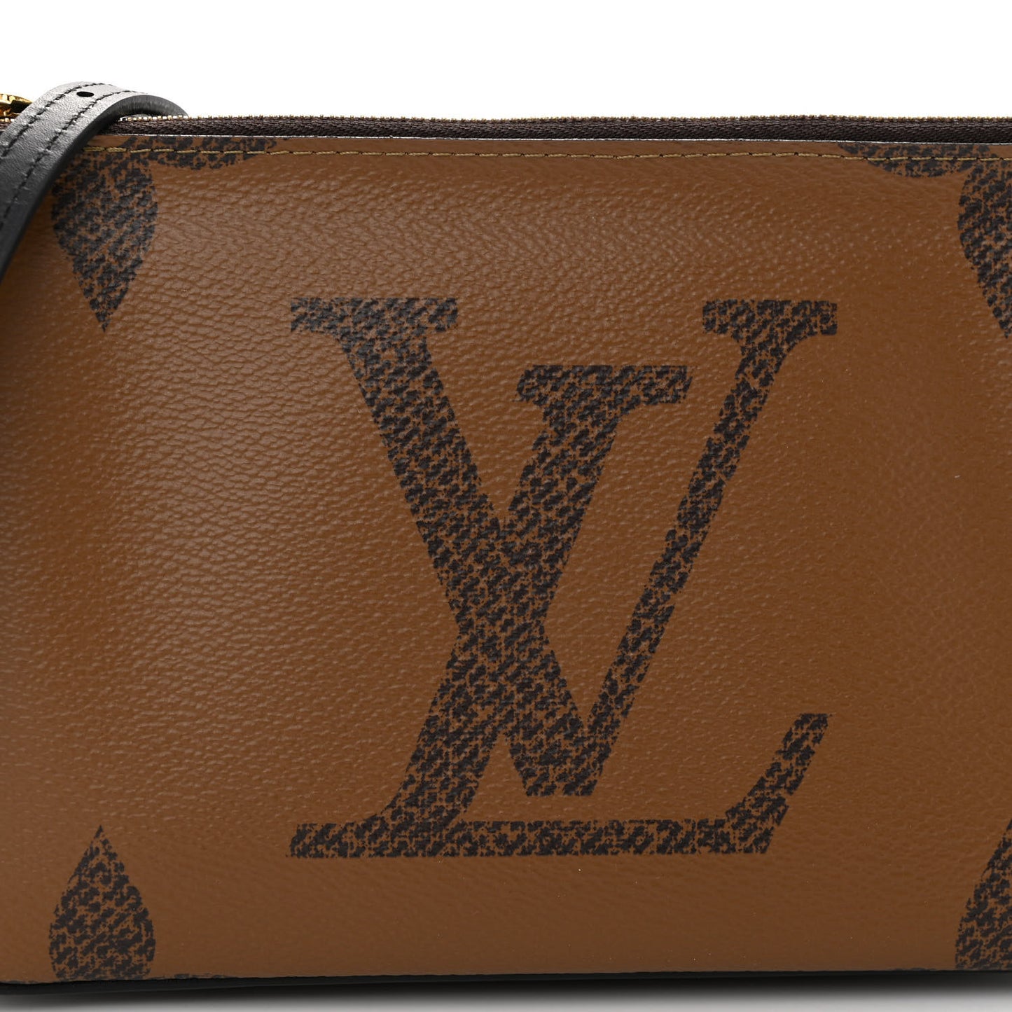 Reverse Monogram Giant Double Zip Pochette