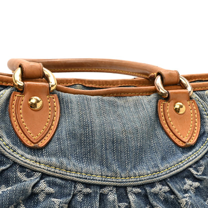 Louis Vuitton Denim Neo Cabby GM Blue 10 of 12