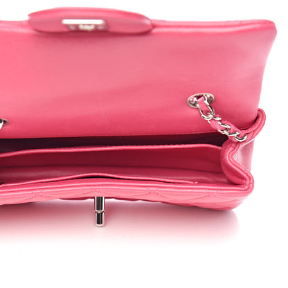 Chanel Lambskin Quilted Extra Mini Rectangular Flap Pink 5 of 11