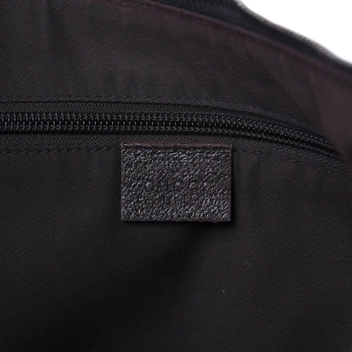 Monogram Web Medium Half Moon Hobo Dark Brown