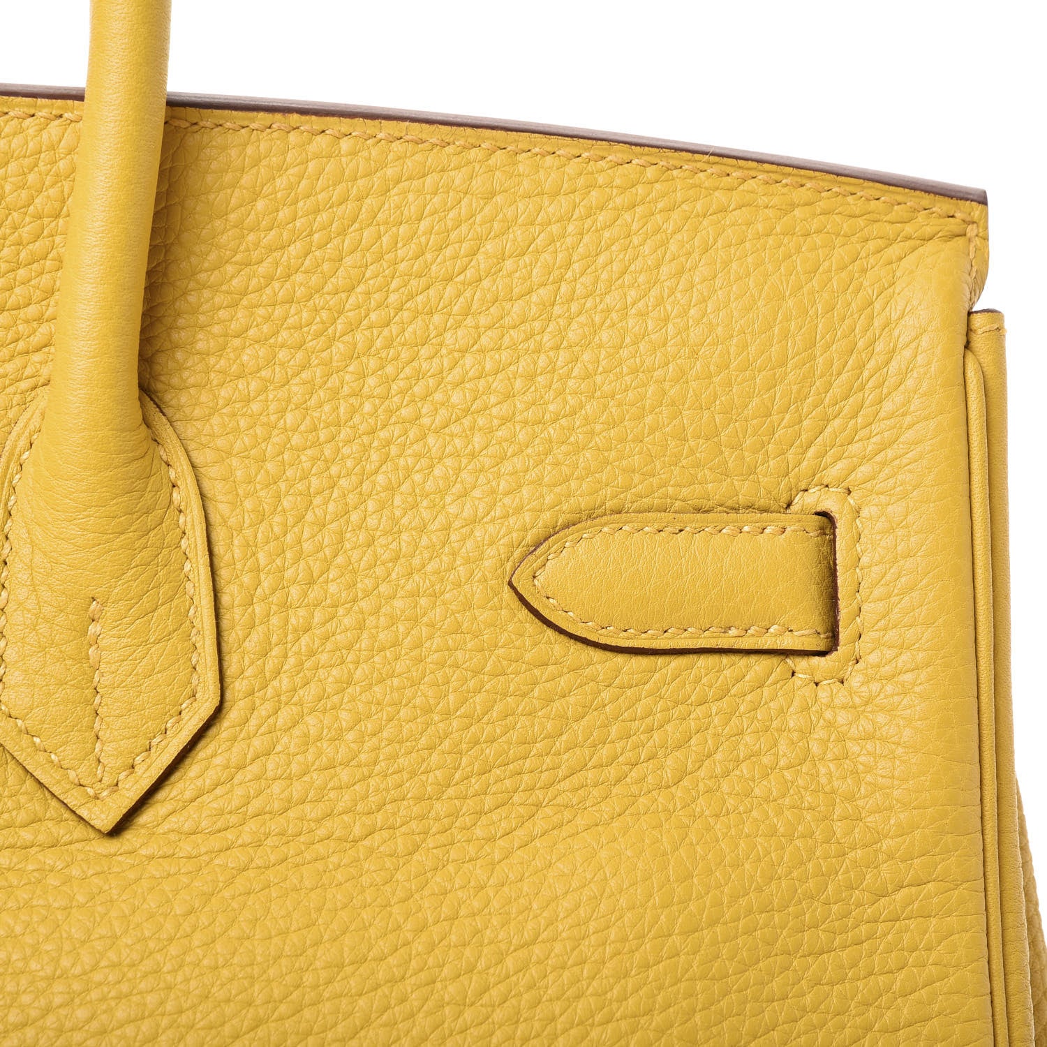 Hermes Taurillon Clemence Birkin 35 Soleil 9 of 32
