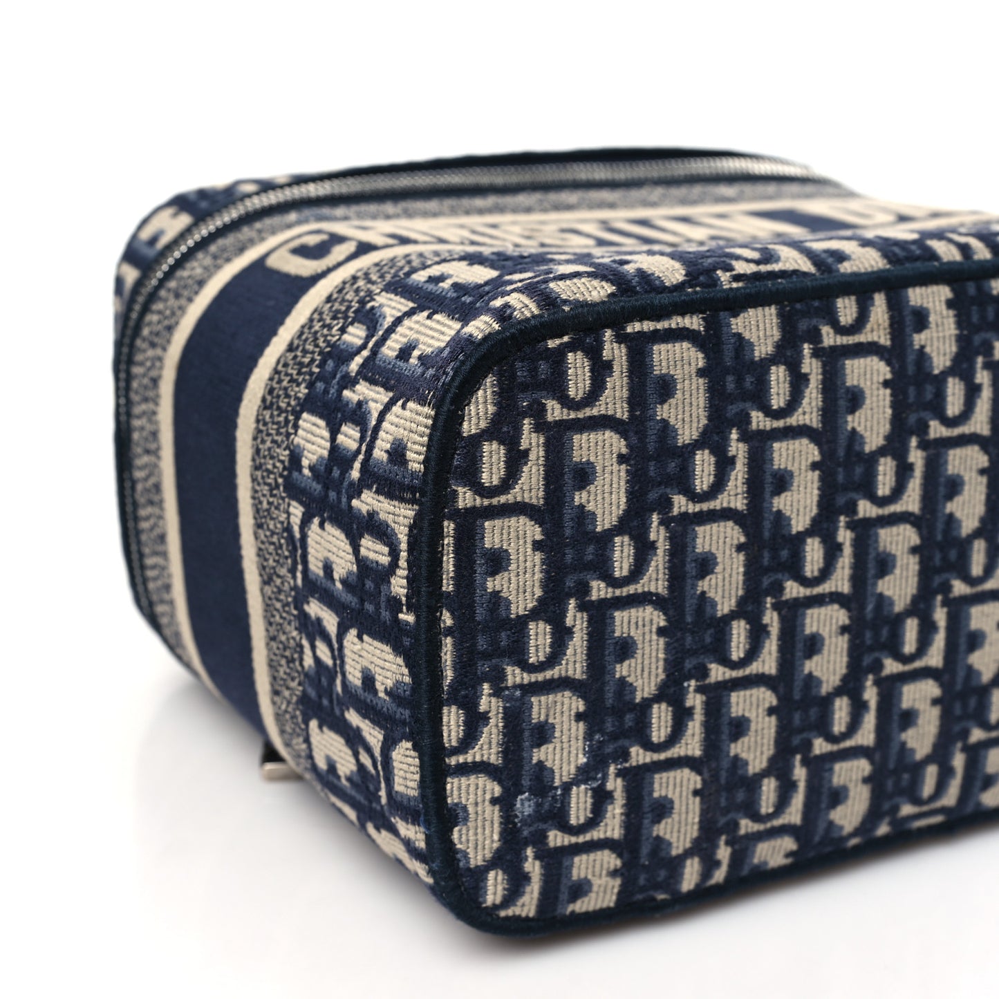 Oblique Diortravel Vanity Case Blue