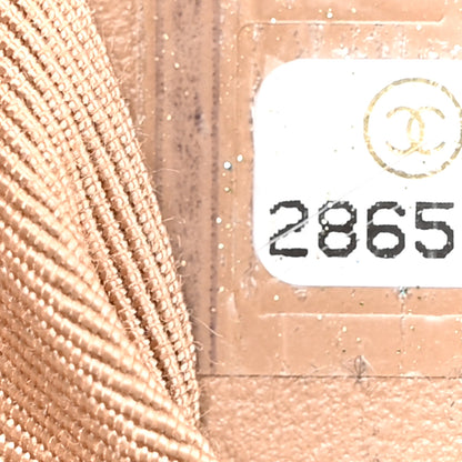 Chanel Iridescent Caviar Chevron Quilted Small Coco Handle Flap White 7 of 10