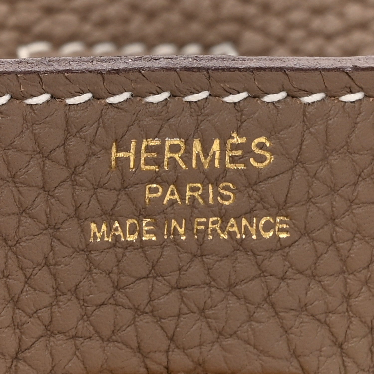 Hermes Togo Birkin 25 Etoupe 7 of 12
