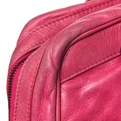 Balenciaga Agneau Classic Hardware Day Hobo Rose Hortensia 18 of 22