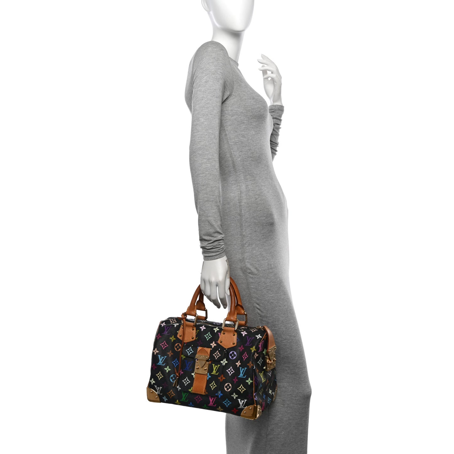 Monogram Multicolor Speedy 30 Black