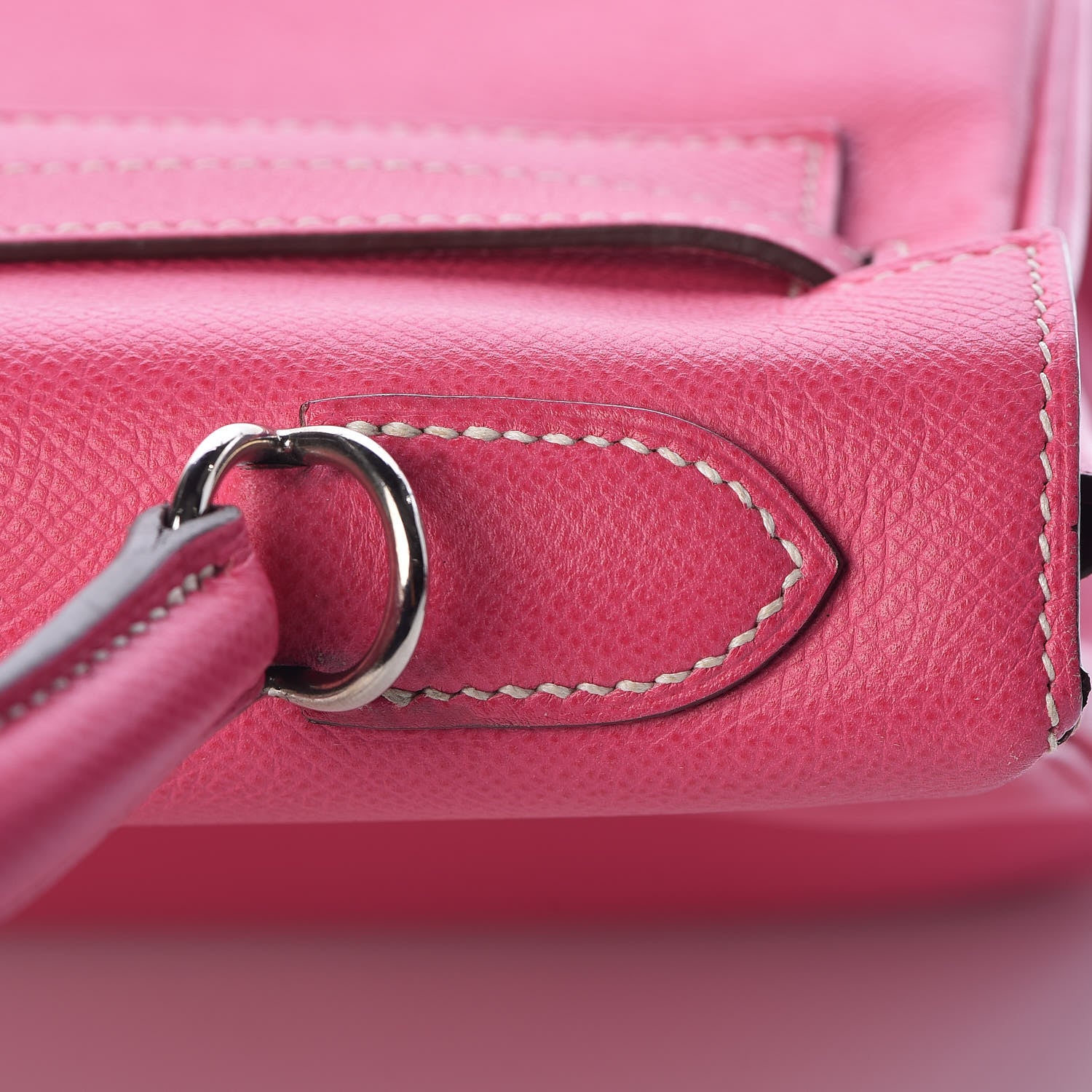 Hermes Epsom Candy Kelly Retourne 32 Rose Tyrien Rubis 16 of 40