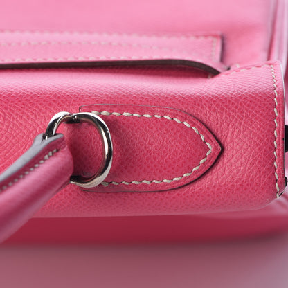 Hermes Epsom Candy Kelly Retourne 32 Rose Tyrien Rubis 16 of 40