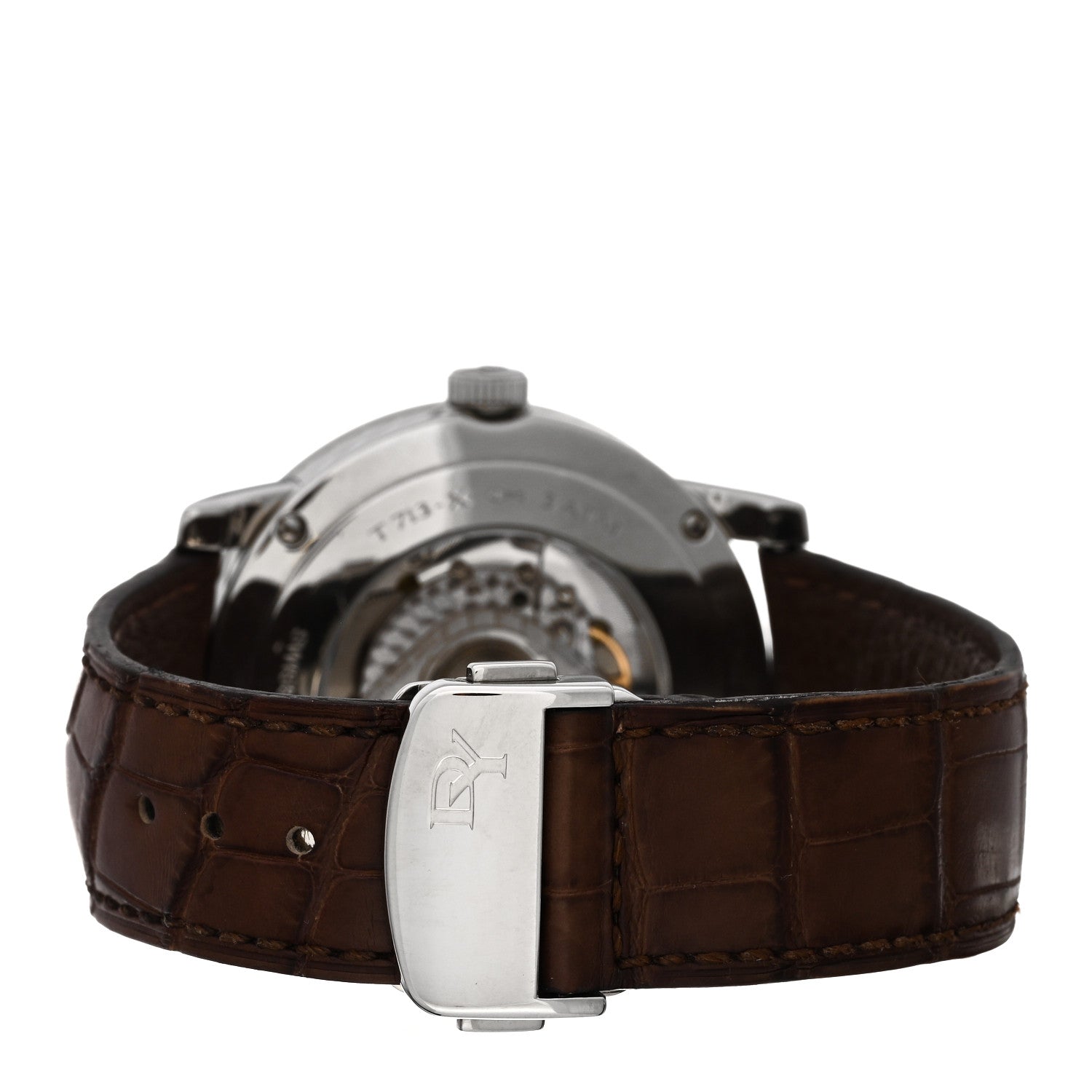 David Yurman Stainless Steel Alligator 38mm Automatic Watch Brown 3 of 4