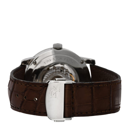 David Yurman Stainless Steel Alligator 38mm Automatic Watch Brown 3 of 4