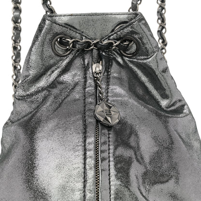 Chanel Iridescent Calfskin Backpack Is Back Dark Grey 8 of 10