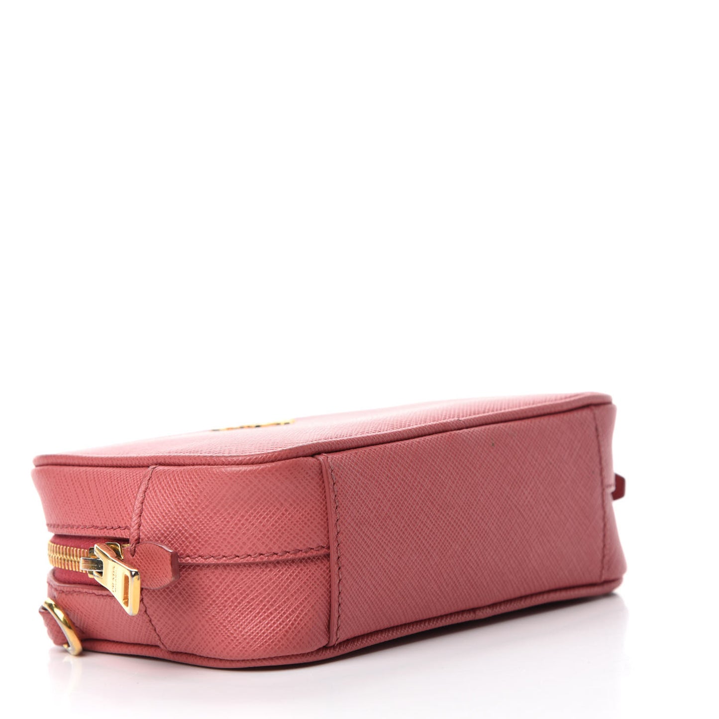 Saffiano Lux Mini Camera Crossbody Bag Bruyere