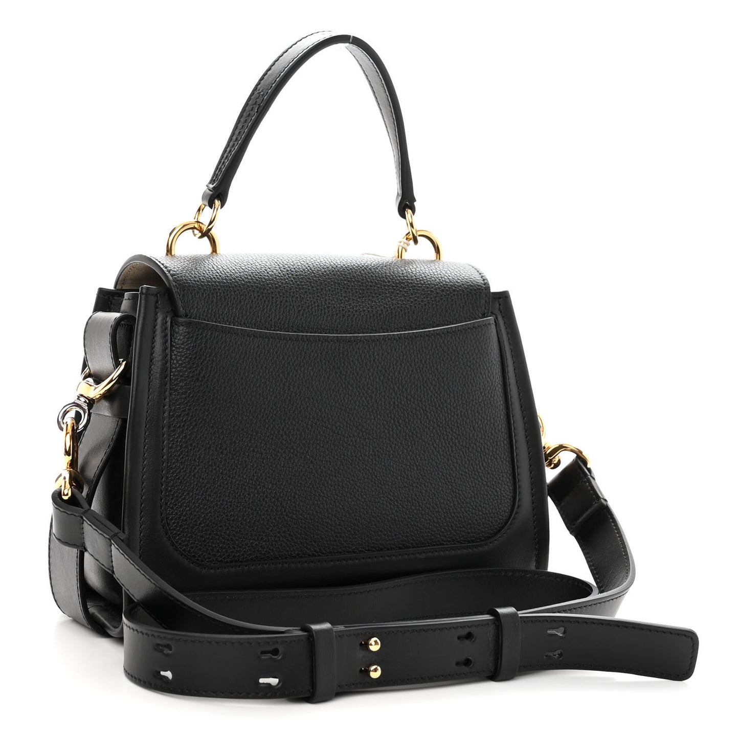 Calfskin Mini Tess Day Bag Black