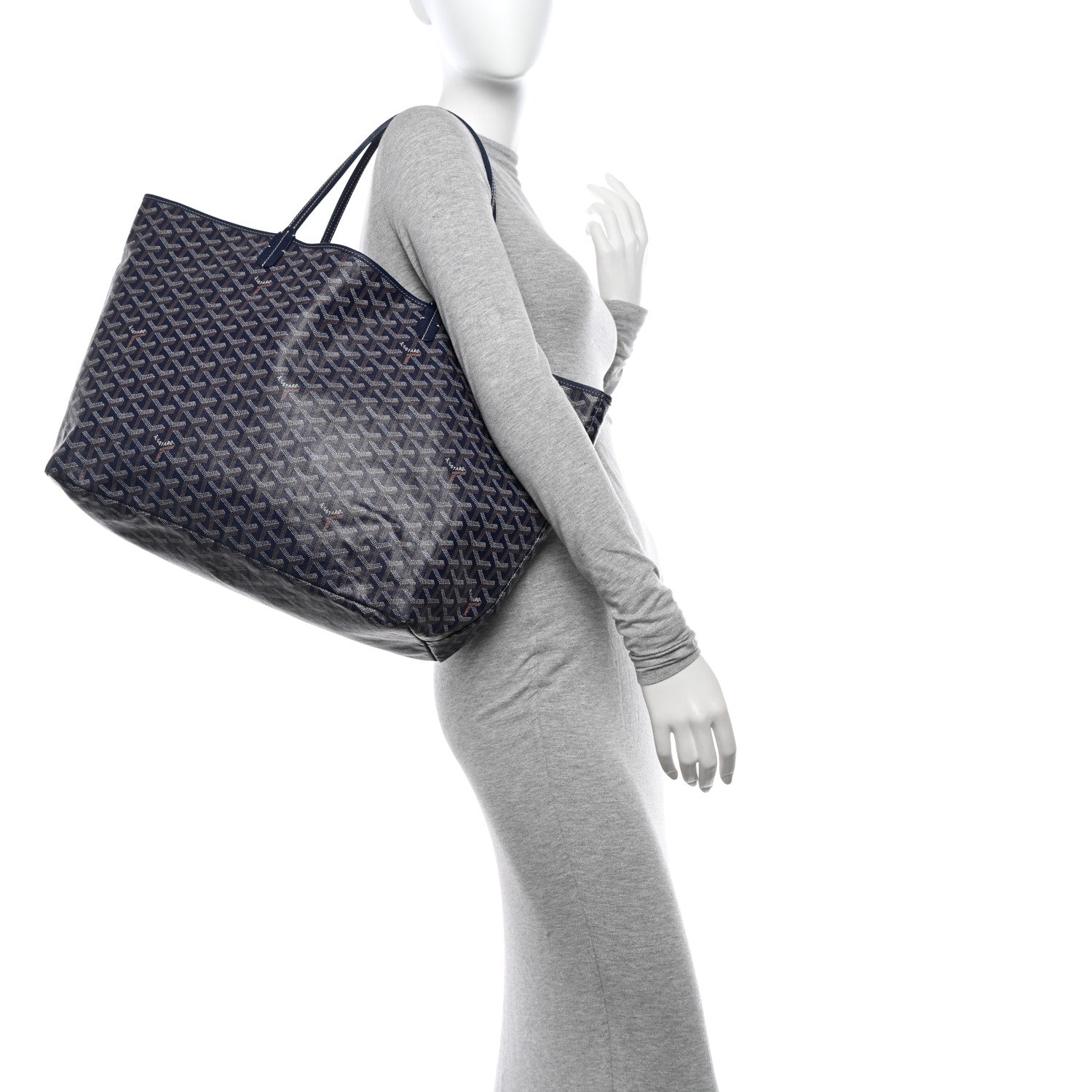 Goyard Goyardine Saint Louis GM Navy 2 of 12