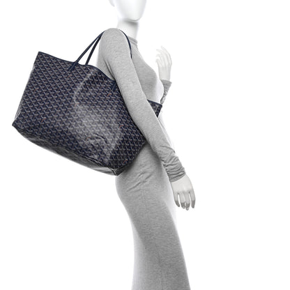 Goyard Goyardine Saint Louis GM Navy 2 of 12