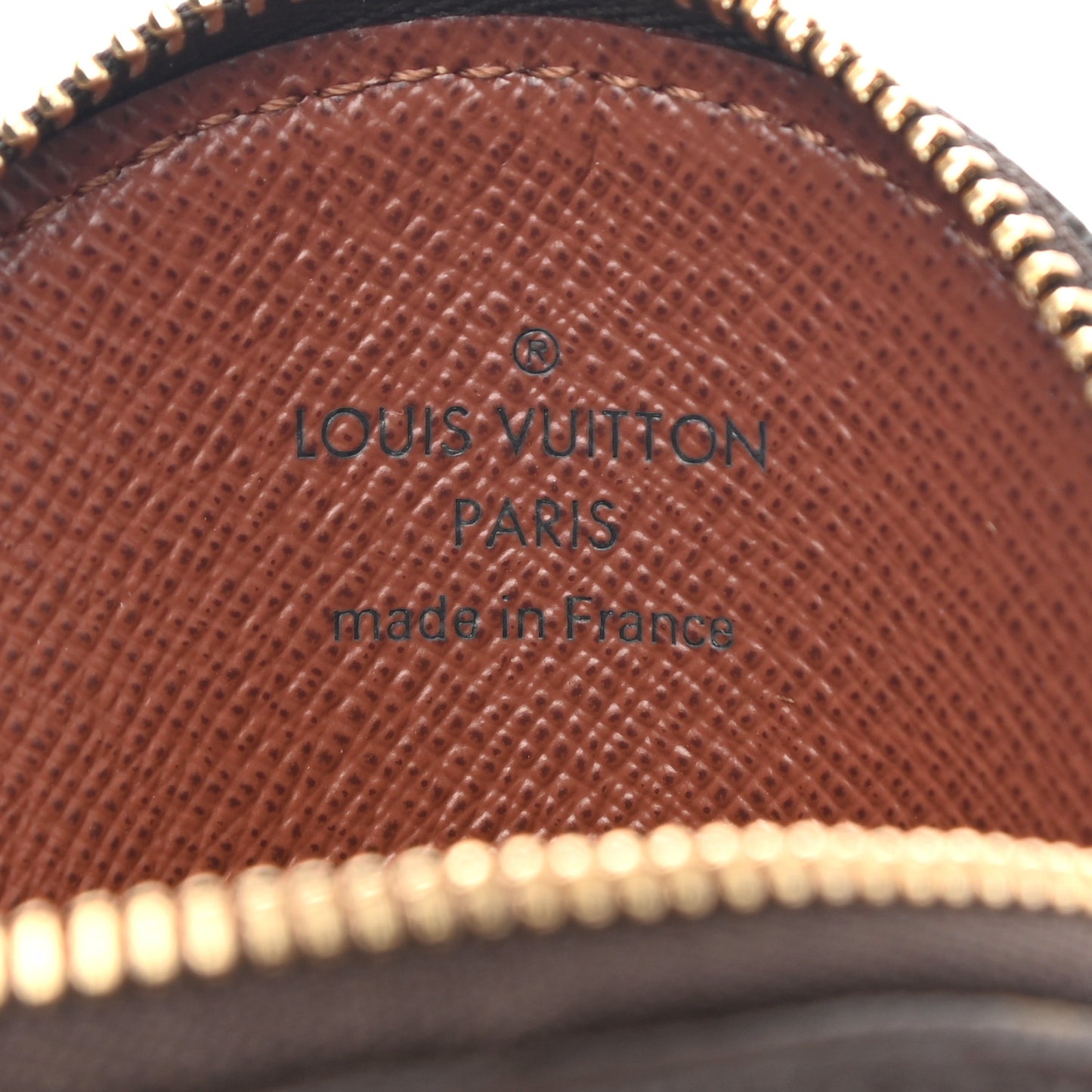 Monogram Round Coin Purse