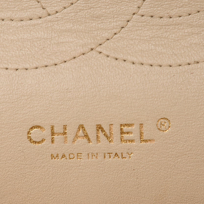 Chanel Caviar Quilted Jumbo Double Flap Beige 6 of 9