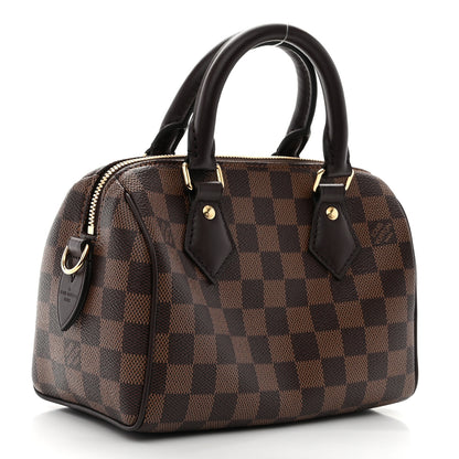 Louis Vuitton Damier Ebene Speedy Bandouliere 20 2 of 10
